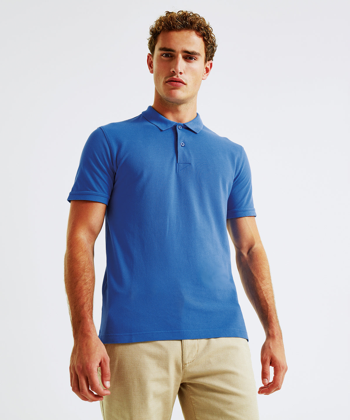 Asquith & Fox Men's Coastal Vintage Wash Polo