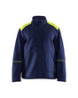 Blaklader Welding Jacket 4801 #colour_navy-blue-hi-vis-yellow