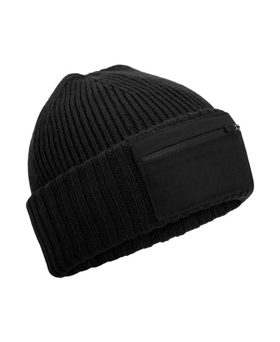 Beechfield B334R Zip Patch Beanie