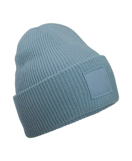 Beechfield B336R Deep-Cuffed Tonal Patch Beanie