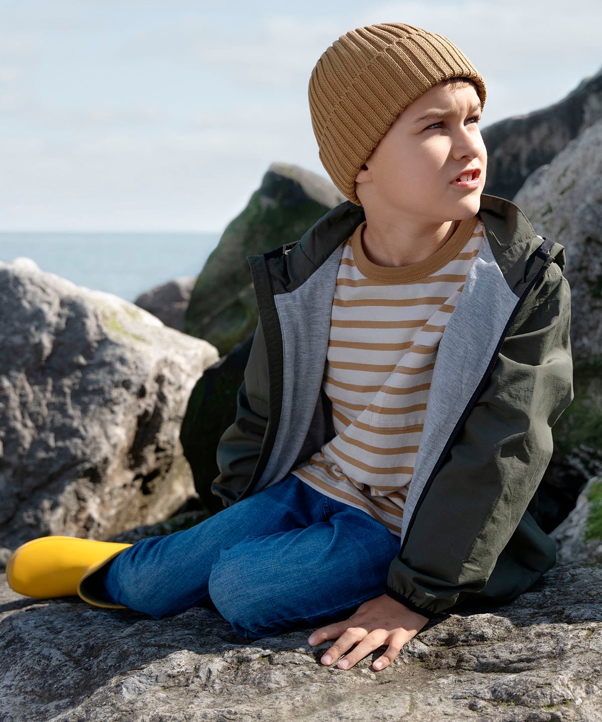Beechfield B341B Organic Cotton Kids Beanie
