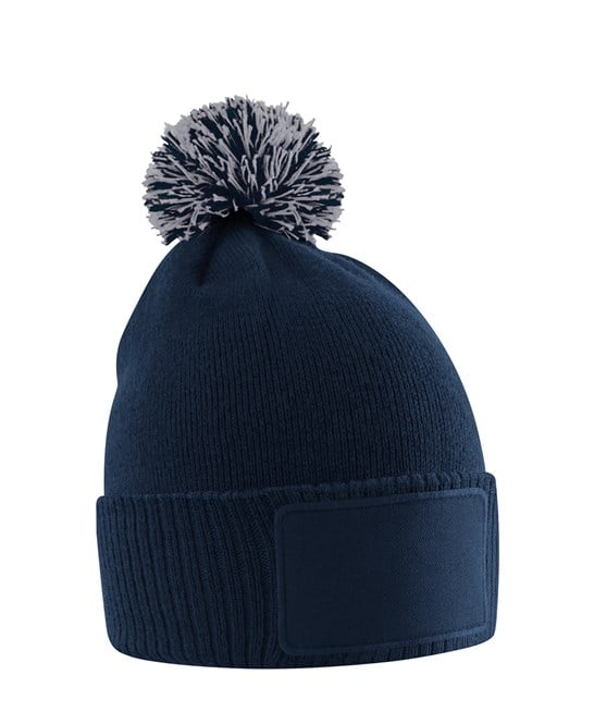 Beechfield B443B Kids Snowstar Patch Beanie