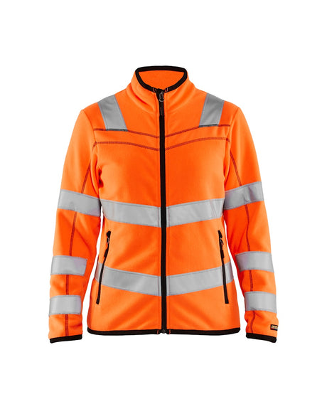 Blaklader Women's Microfleece Jacket Hi-Vis 4966 #colour_orange