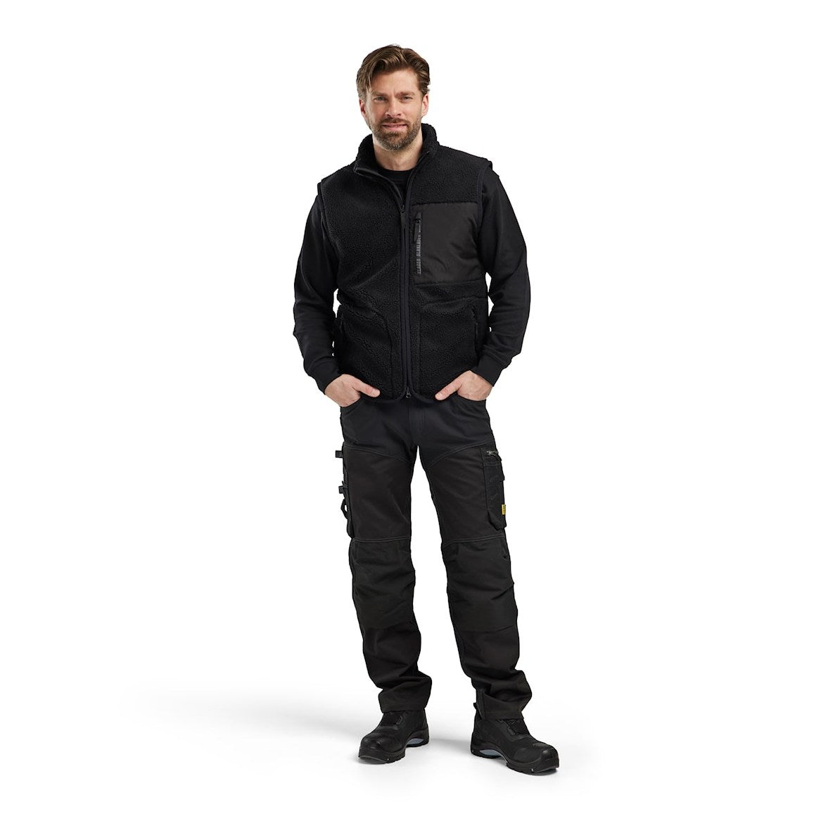 Blaklader Pile Vest 3820 #colour_black