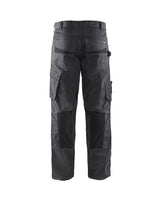 Blaklader Service Trousers with Stretch 1495 #colour_mid-grey-black