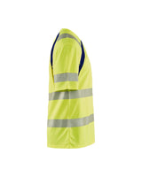 Blaklader Uv Hi-Vis T-Shirt 3397 #colour_hi-vis-yellow-navy-blue