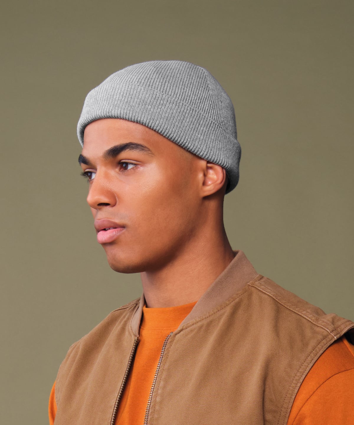 Beechfield B832N Organic Cotton Fisherman Beanie