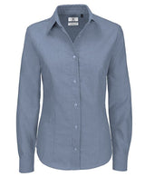 B&C Collection Oxford Long Sleeve Women