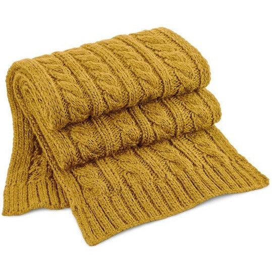 Beechfield Cable Knit Melange Scarf