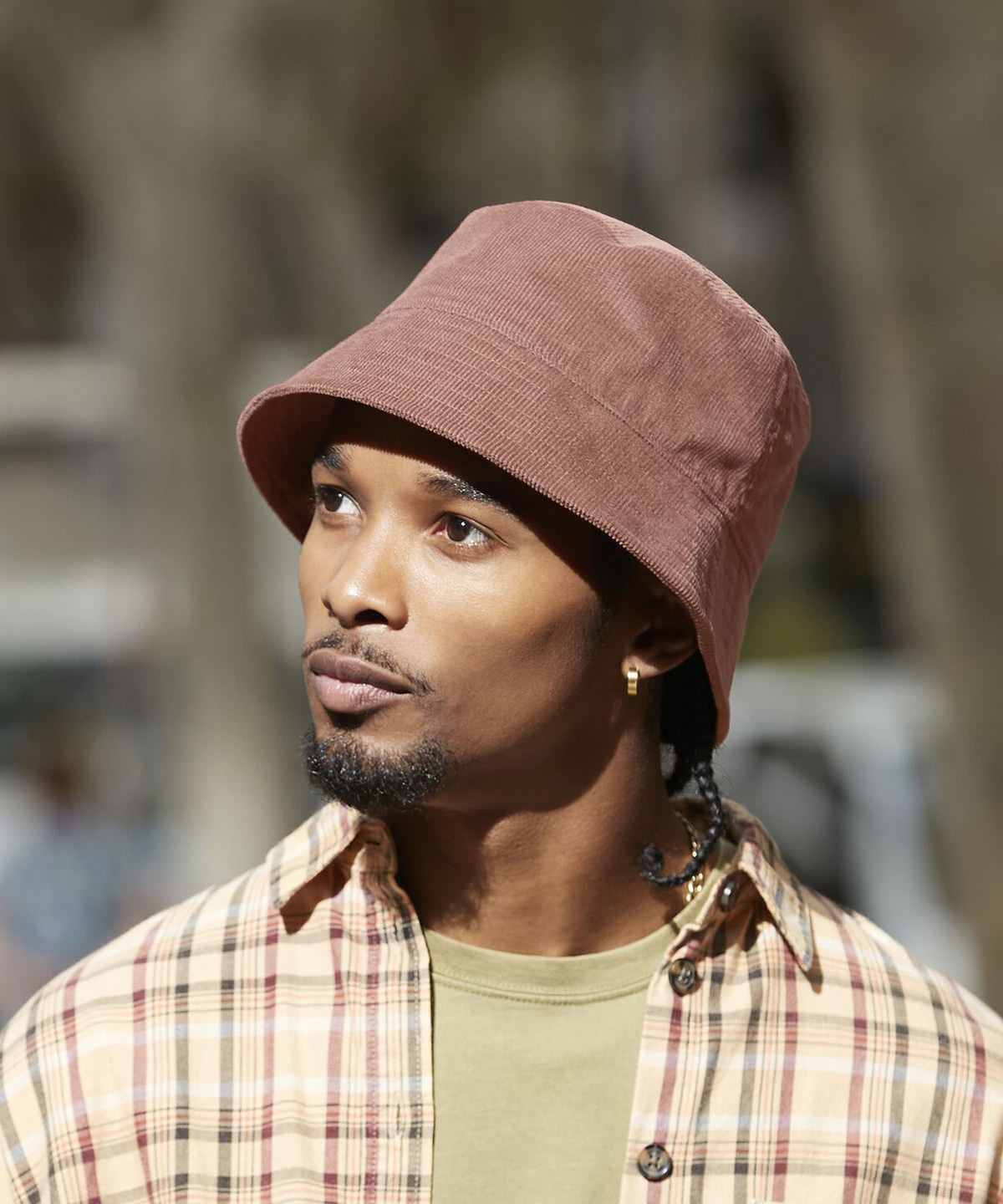 Beechfield BC687 Earthaware® Organic Cord Bucket Hat
