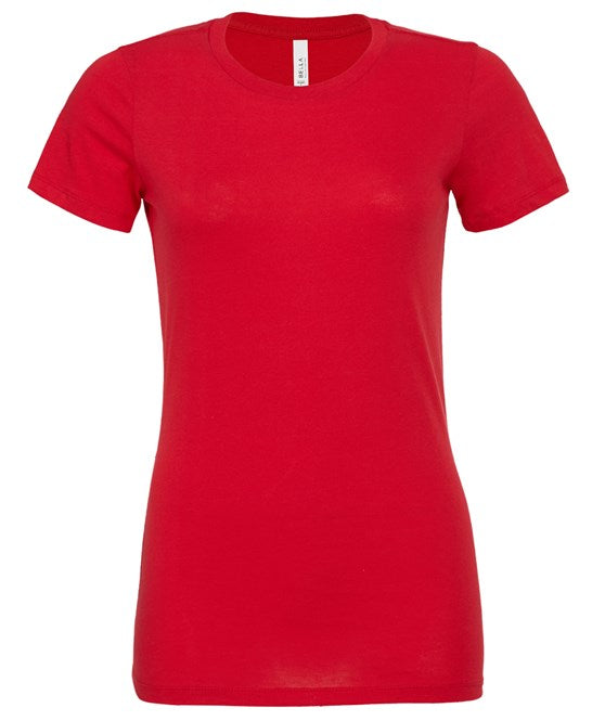 Bella Canvas Women's Relaxed Jersey Short Sleeve Tee - Red