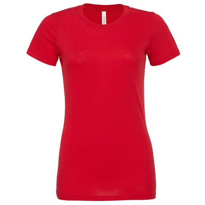 Bella Canvas Women's Relaxed Jersey Short Sleeve Tee - Red
