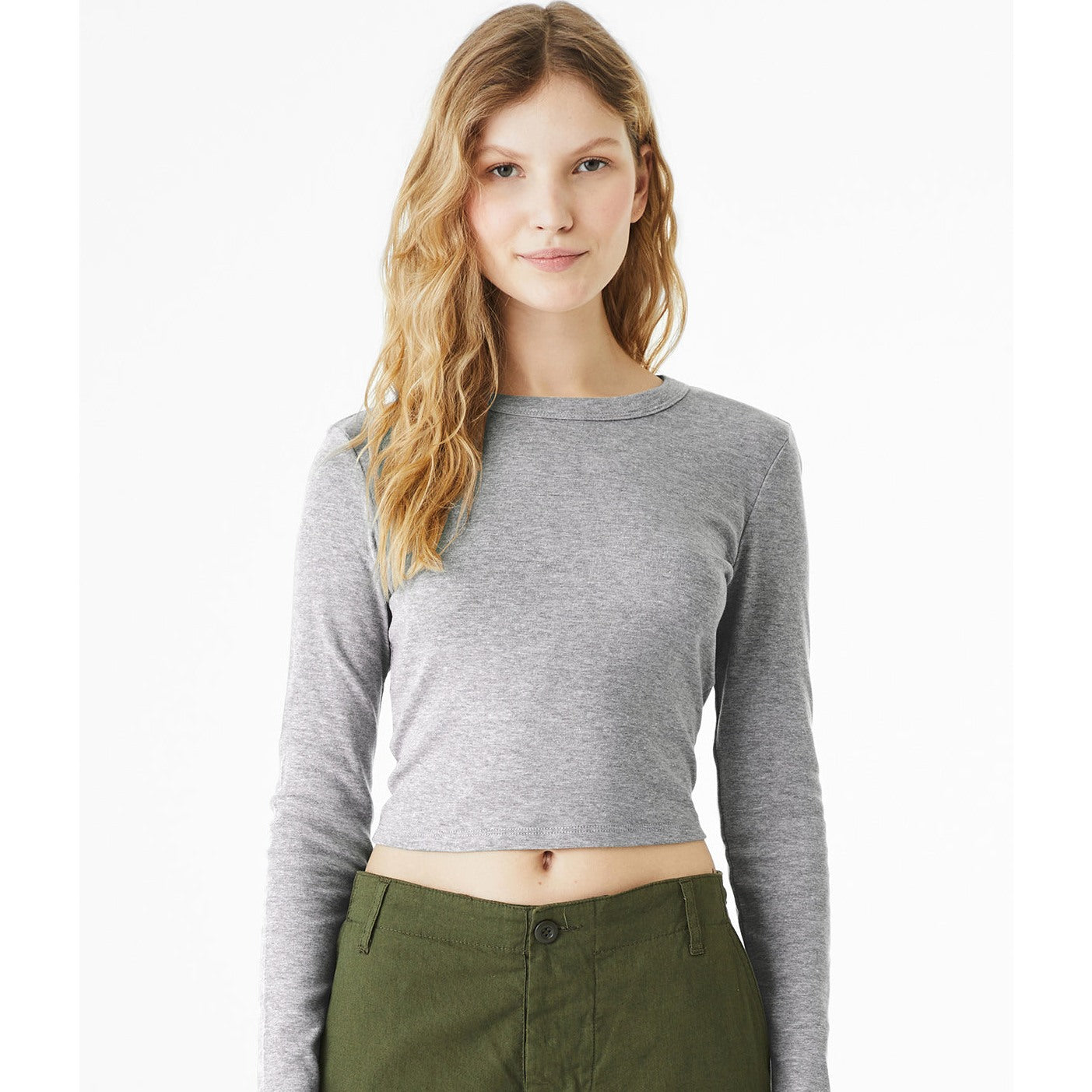 Bella Canvas Women's Micro Rib Long Sleeve Baby T-Shirt