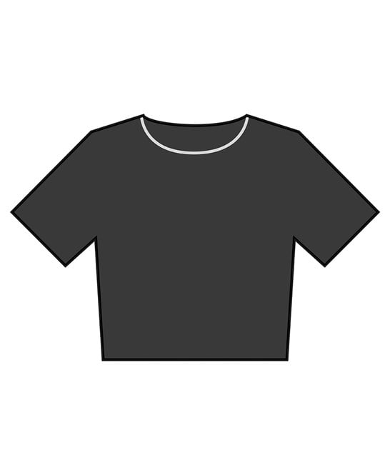 Bella Canvas BE160 Women’s Heavyweight Washed Cropped Tee