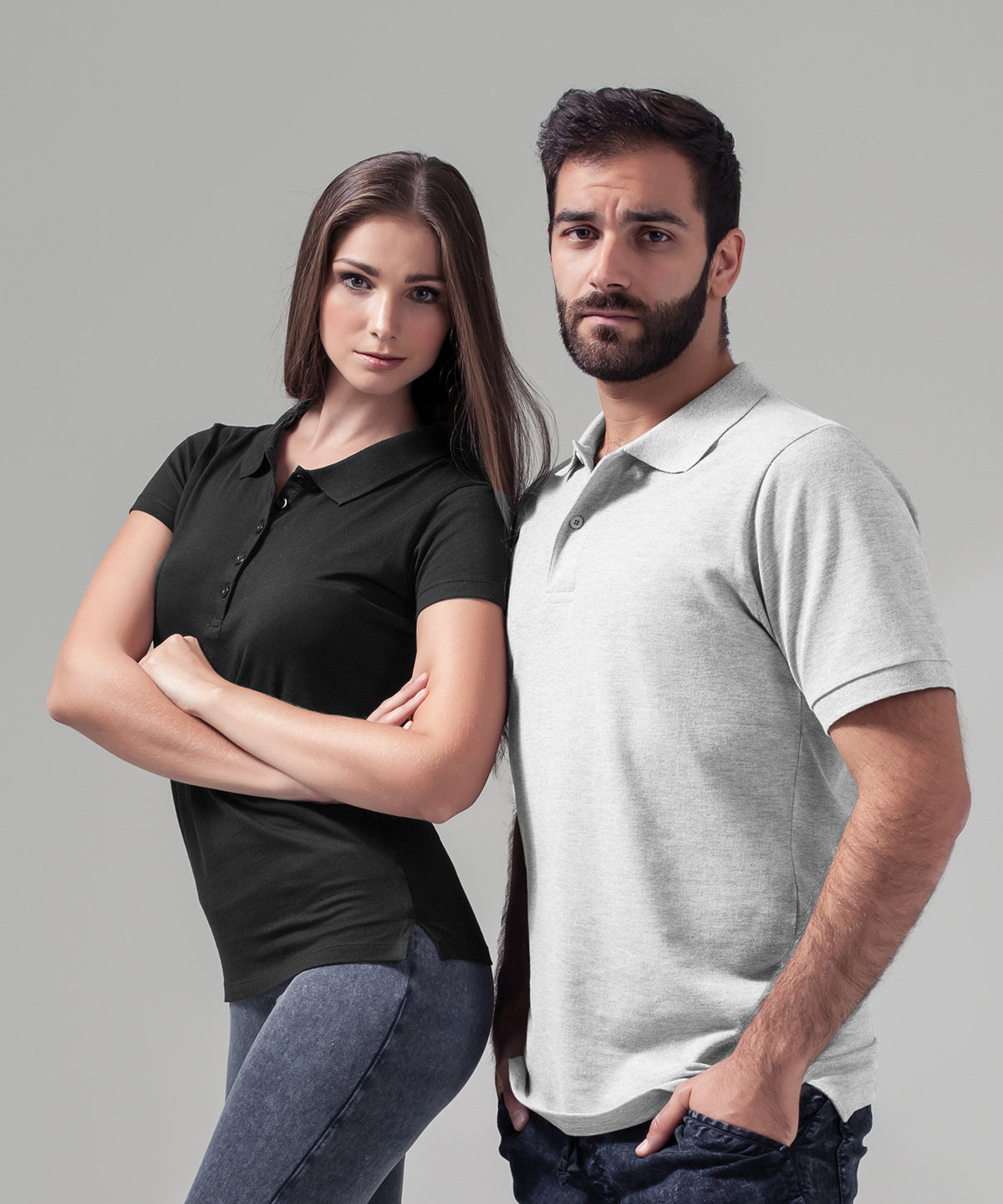 Build Your Brand Women's Jersey Polo