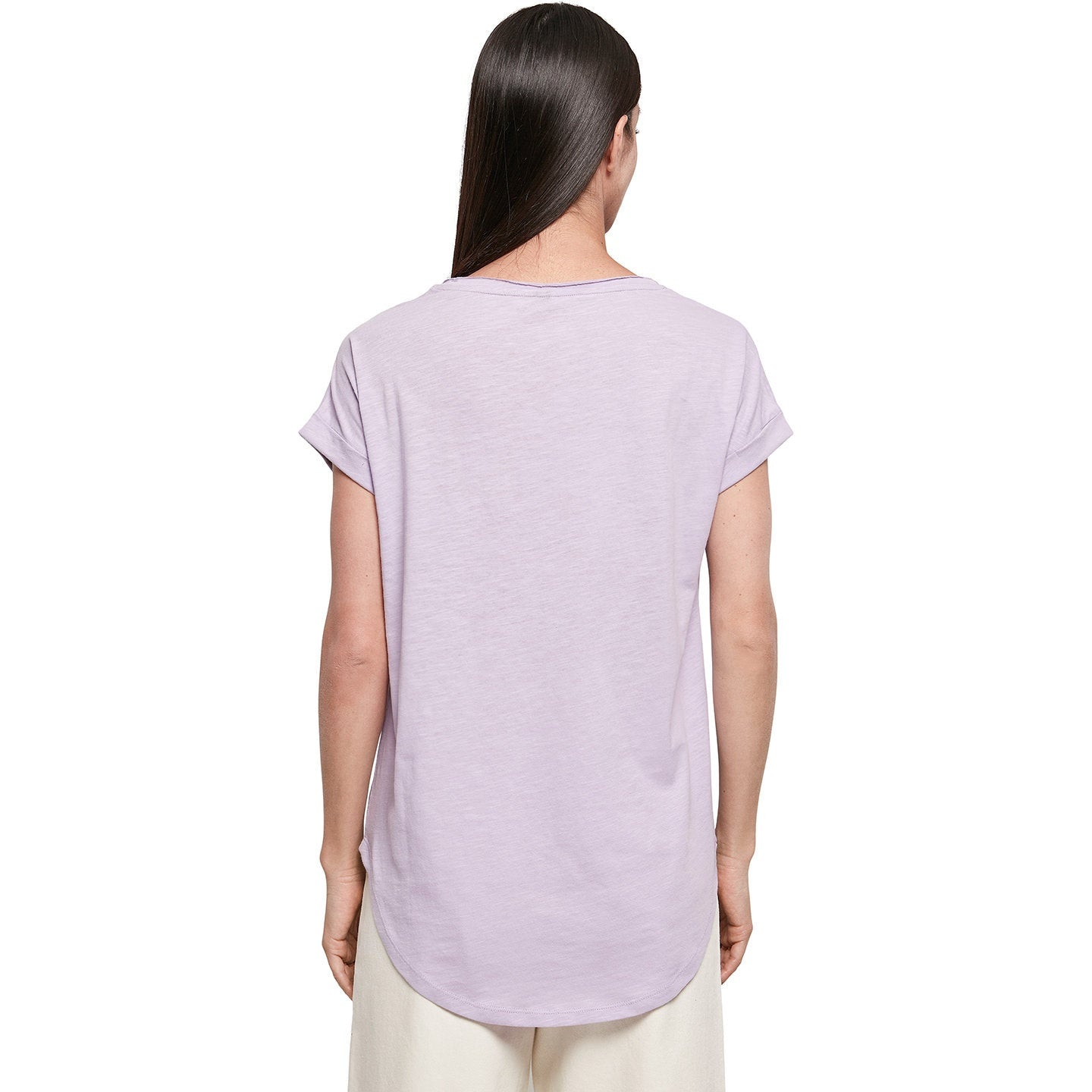 Build Your Brand Women's Long Slub Tee