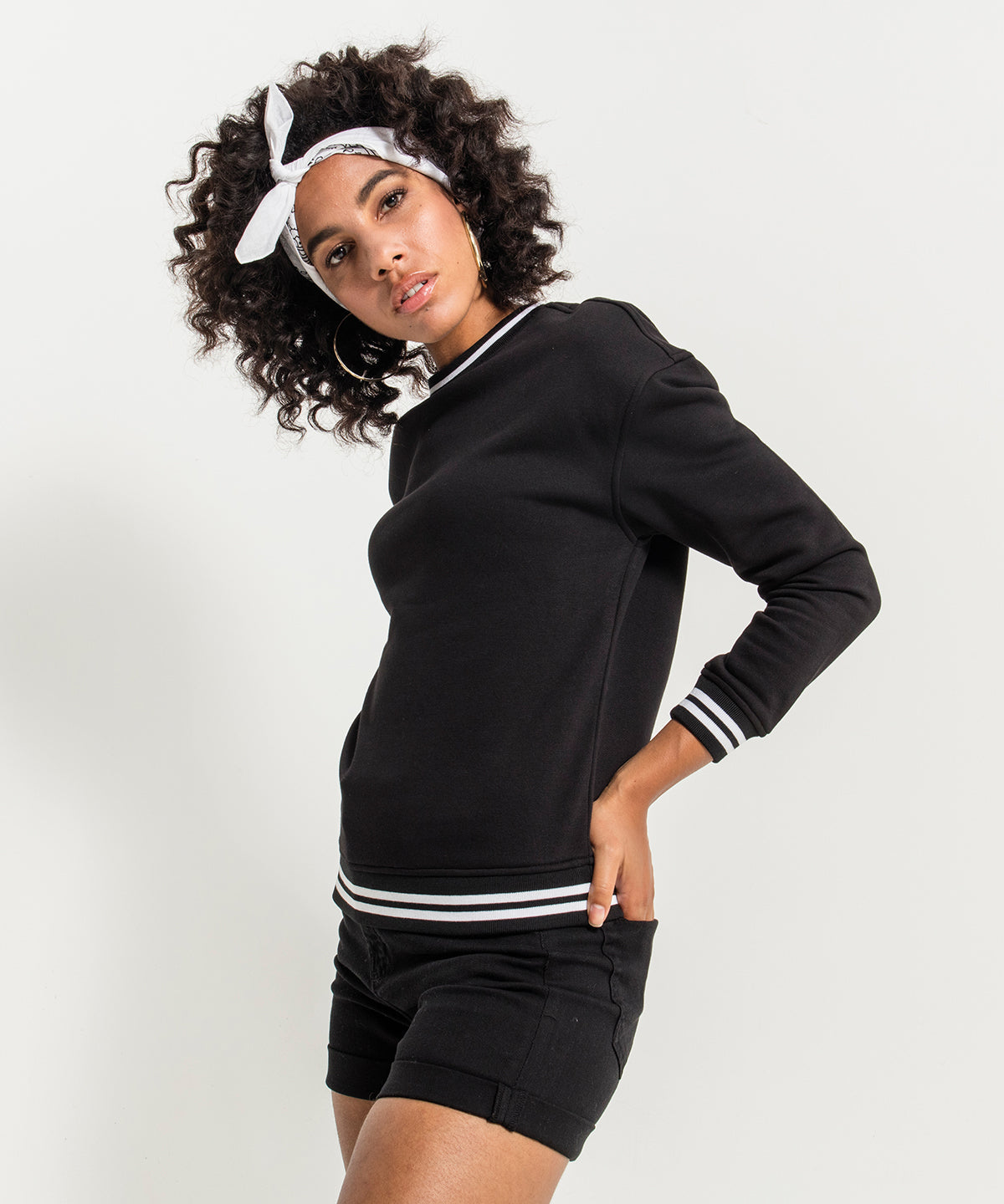 Build Your Brand Women's College Sweat Crew