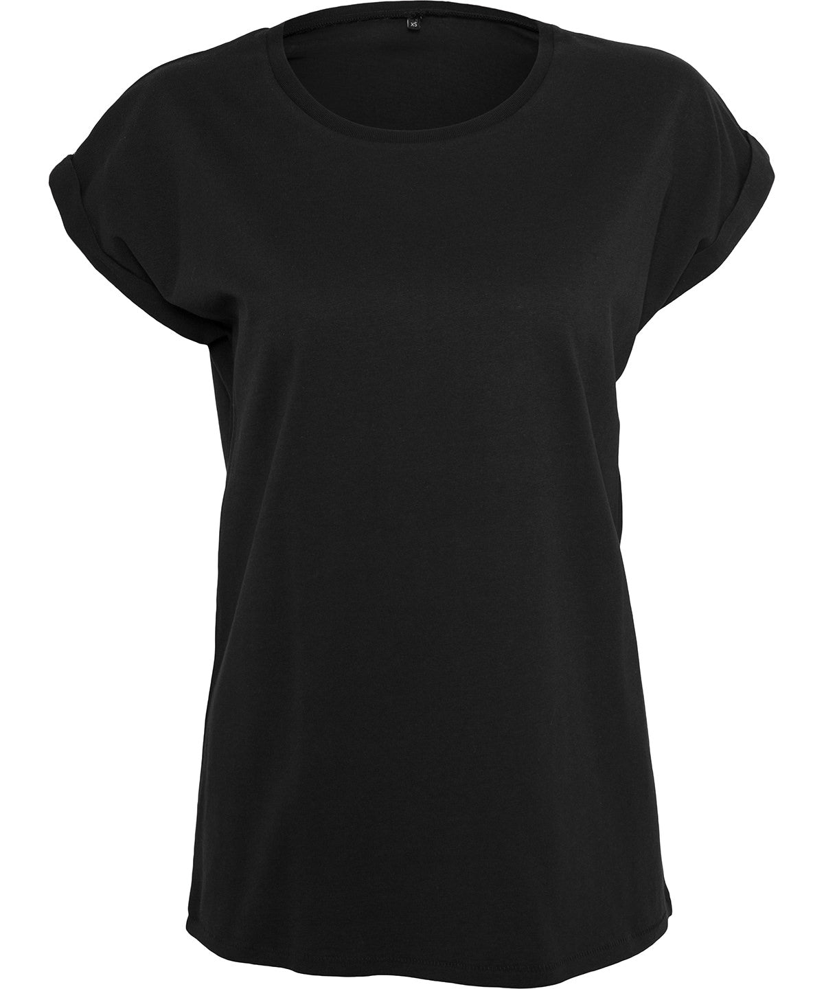 Build Your Brand Women's Organic Extended Shoulder Tee