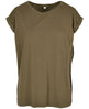 Build Your Brand Women's Organic Extended Shoulder Tee