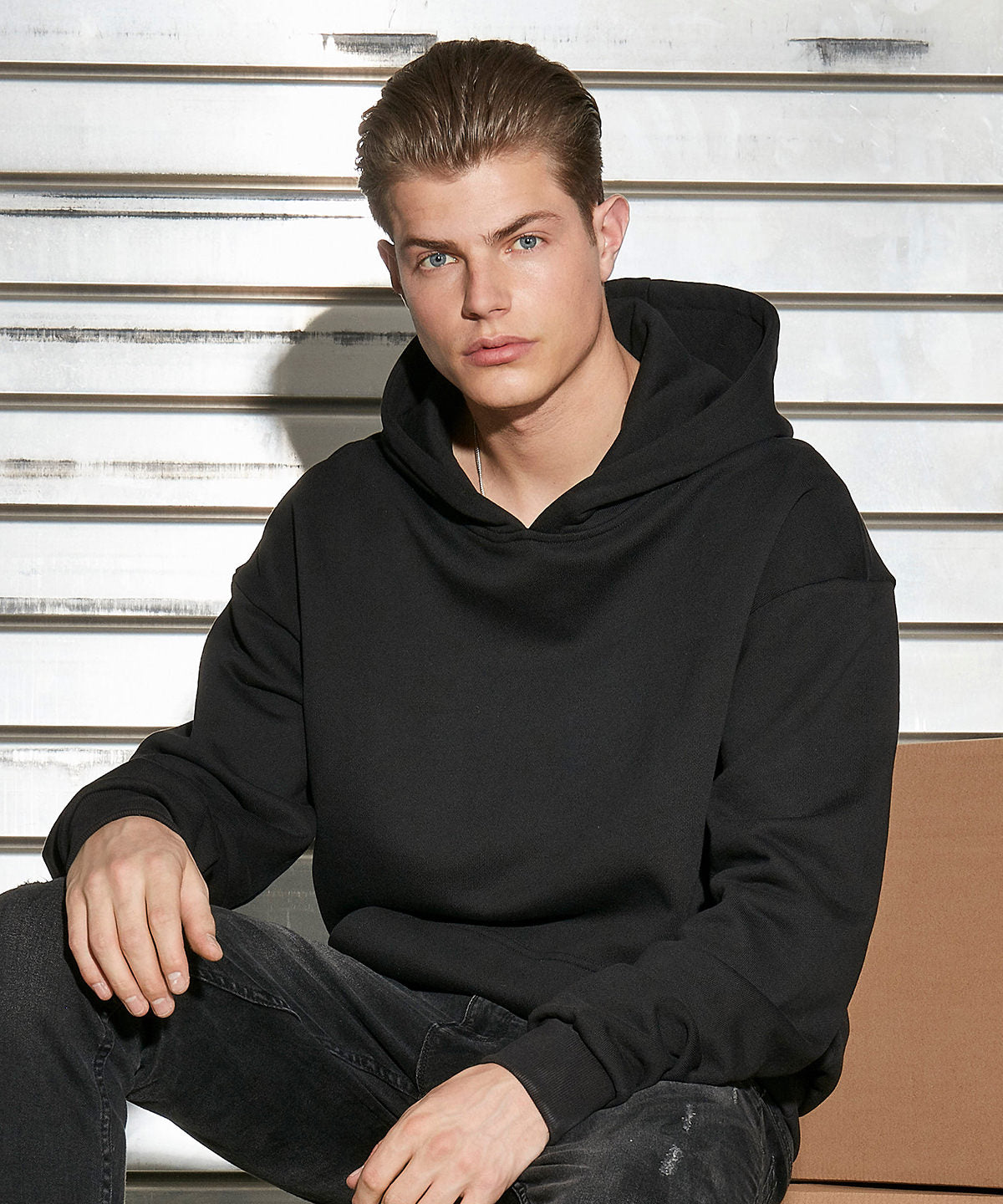 Build Your Brand Ultra Heavy Hoodie - Black