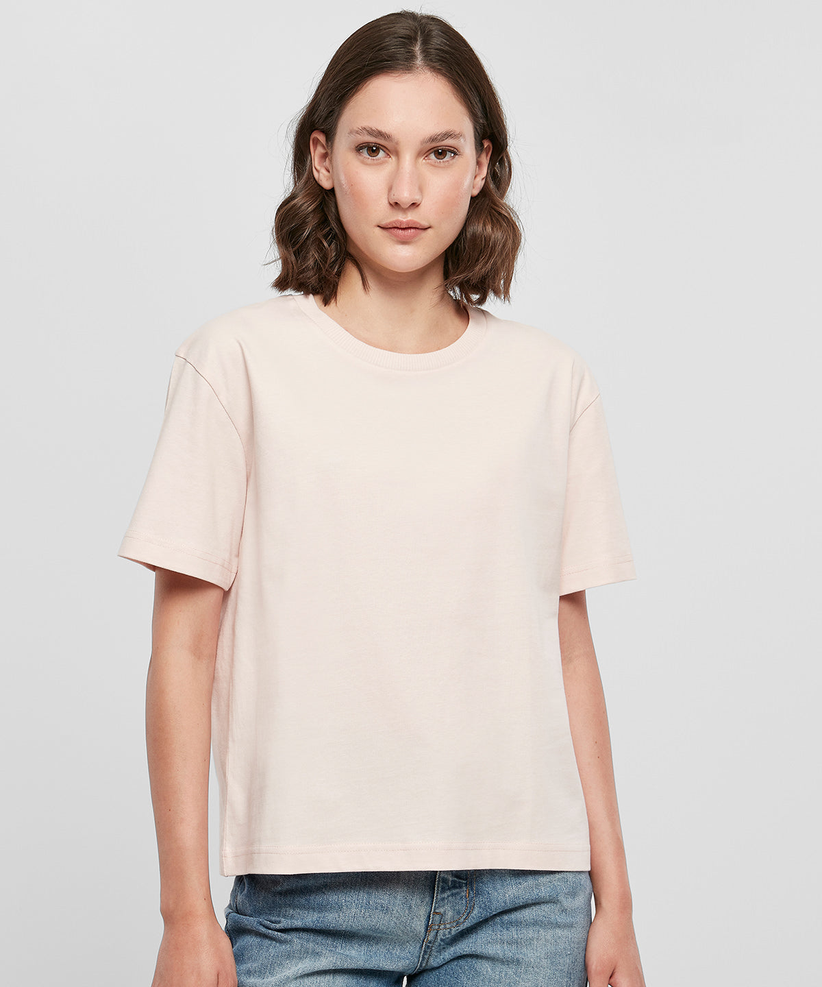 Build Your Brand Women's Everyday Tee - Pink