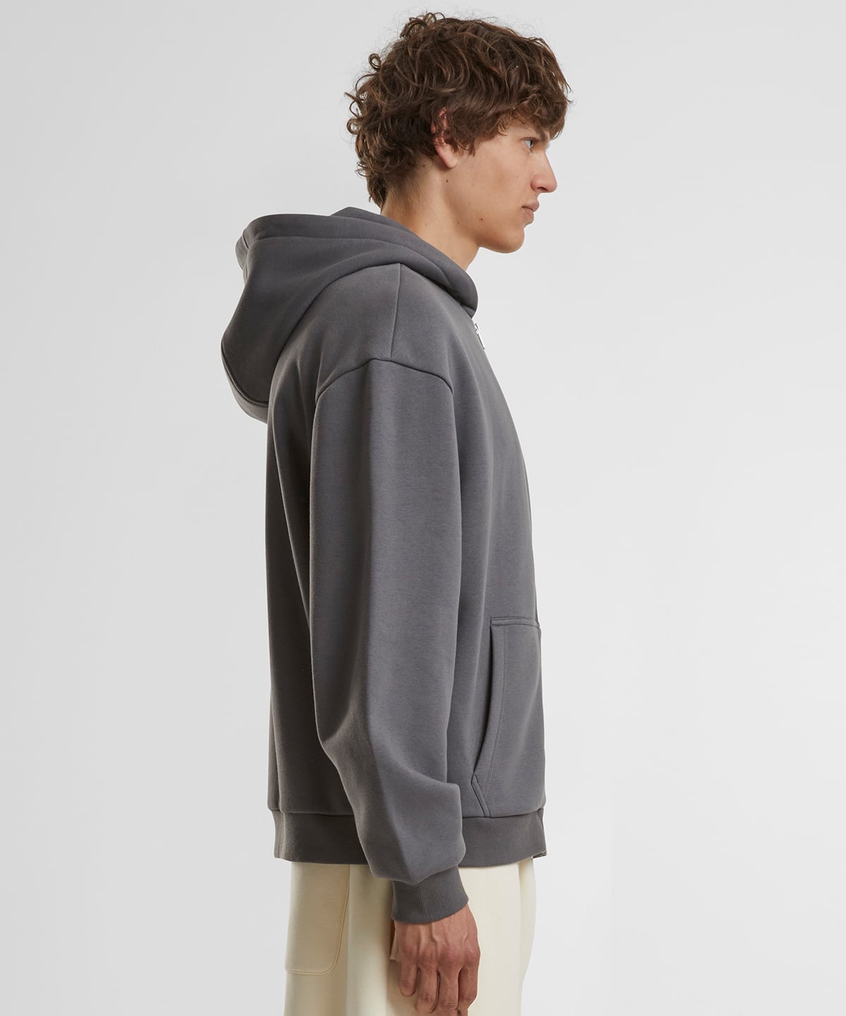 Build Your Brand BY285 Fluffy Zip Hoodie