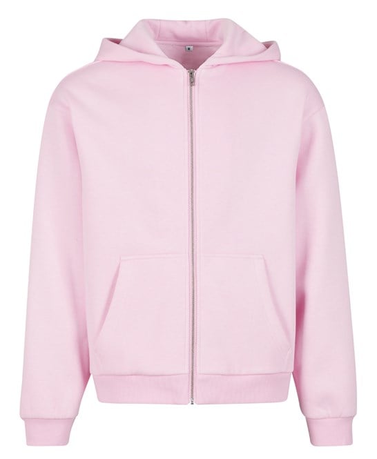 Build Your Brand BY285 Fluffy Zip Hoodie