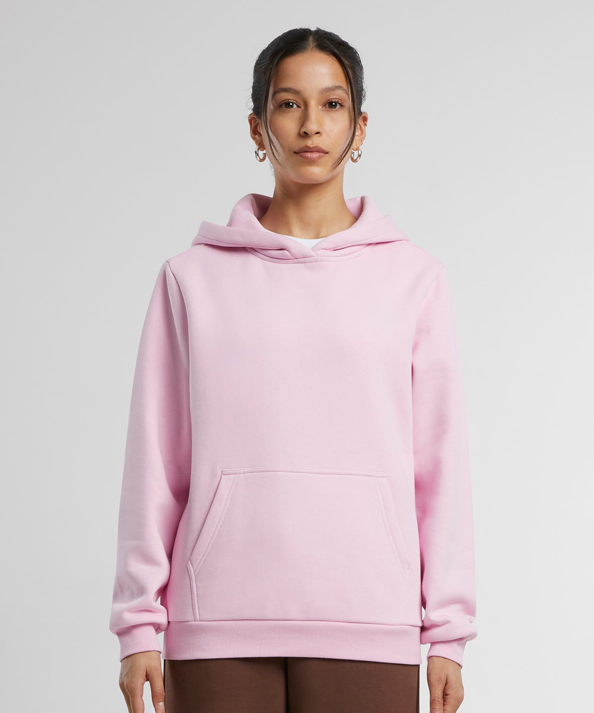Build Your Brand BY289 Women’s Fluffy Hoodie