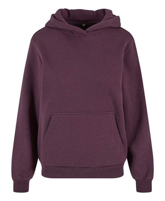 Build Your Brand BY289 Women’s Fluffy Hoodie
