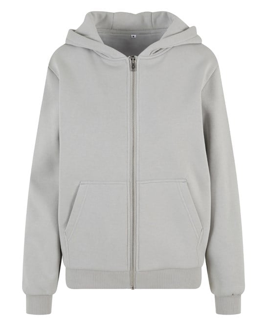 Build Your Brand BY290 Women’s Fluffy Zip Hoodie