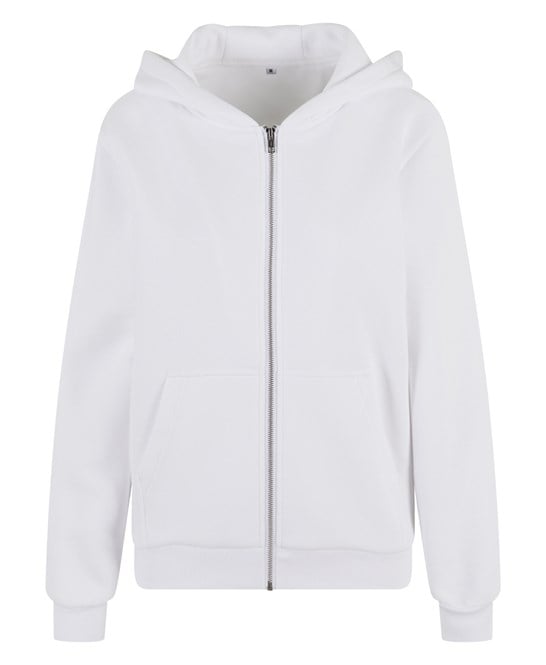 Build Your Brand BY290 Women’s Fluffy Zip Hoodie