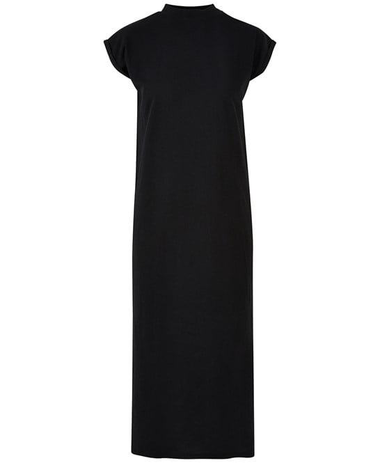 Build Your Brand BY302 Women’s Long Extended Shoulder Dress