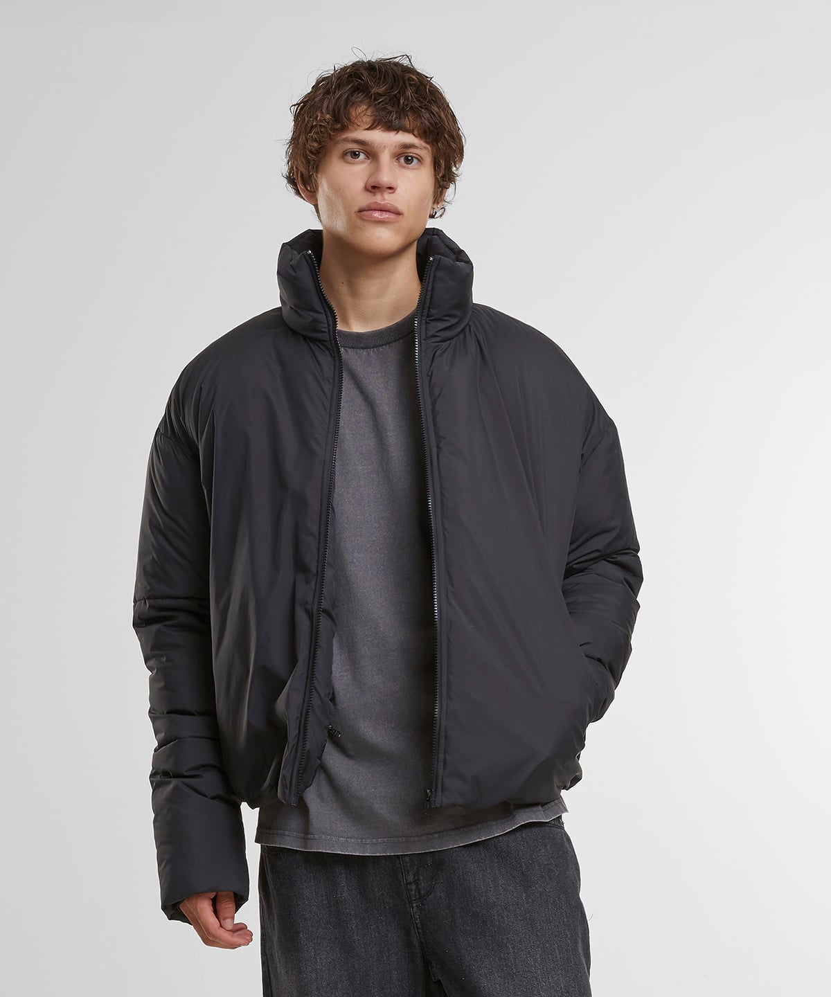 Build Your Brand BY309 Oversized Puffer Jacket
