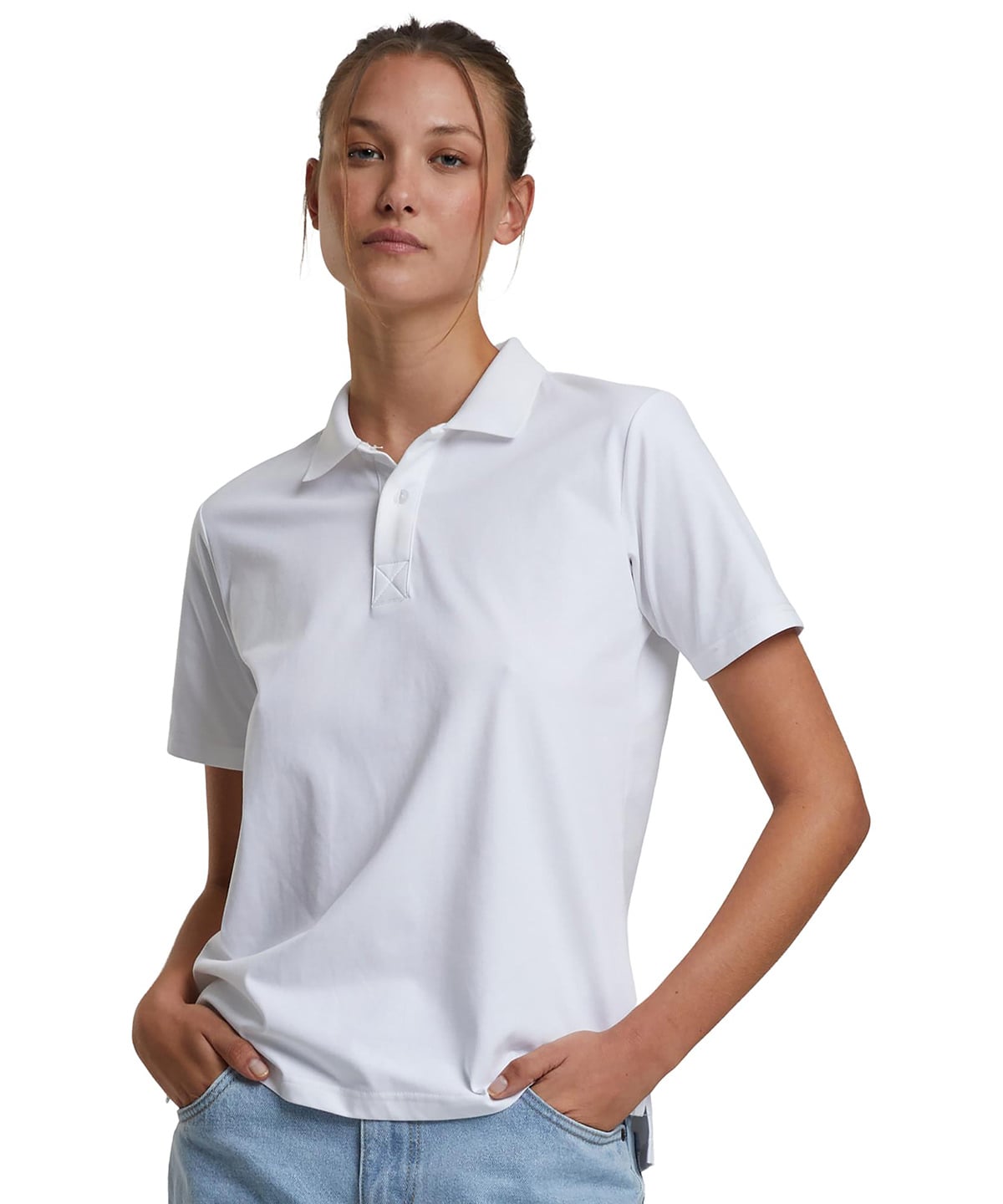 Build Your Brand BY368 Women’s Sorona Polo Tee
