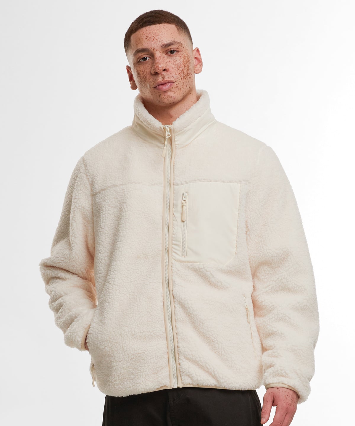 Build Your Brand BY406 Bonded Sherpa Jacket