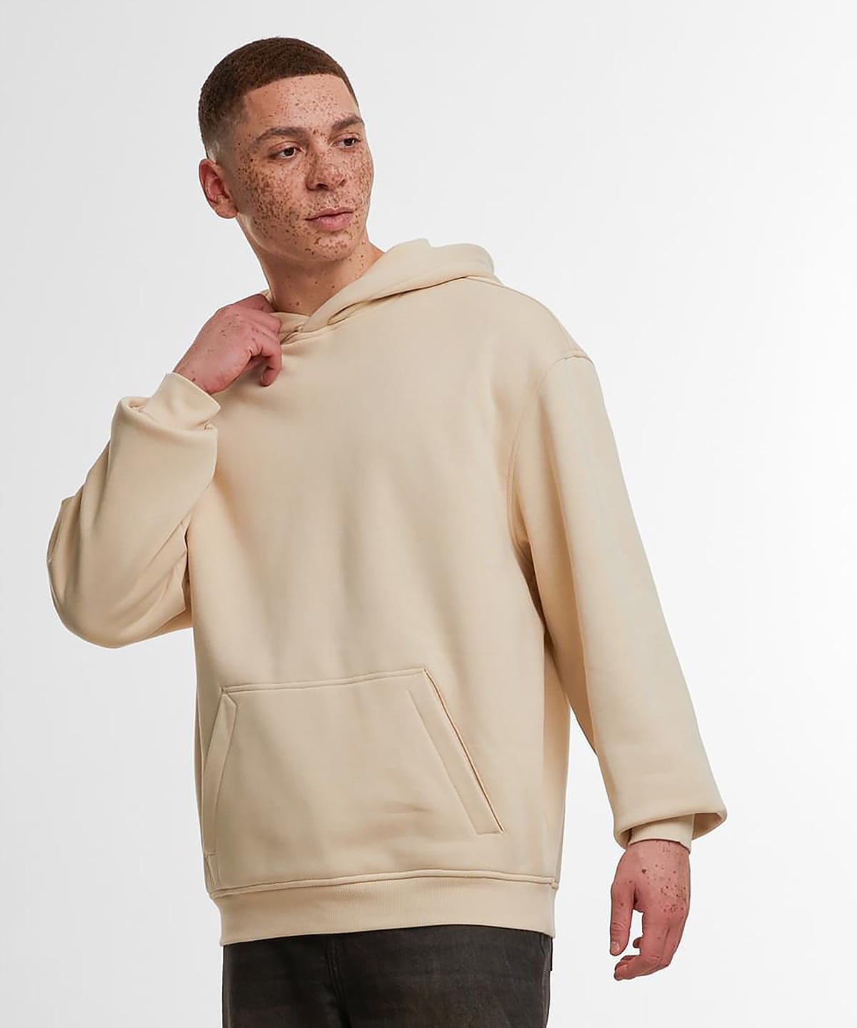 Build Your Brand BY410 Loose-Fit Hoodie