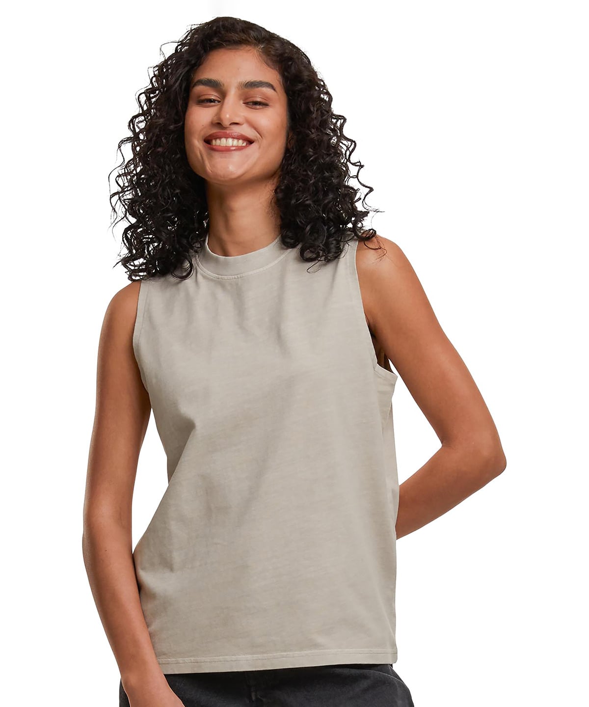 Build Your Brand BY429 Women’s Vintage Washed Sleeveless Tee