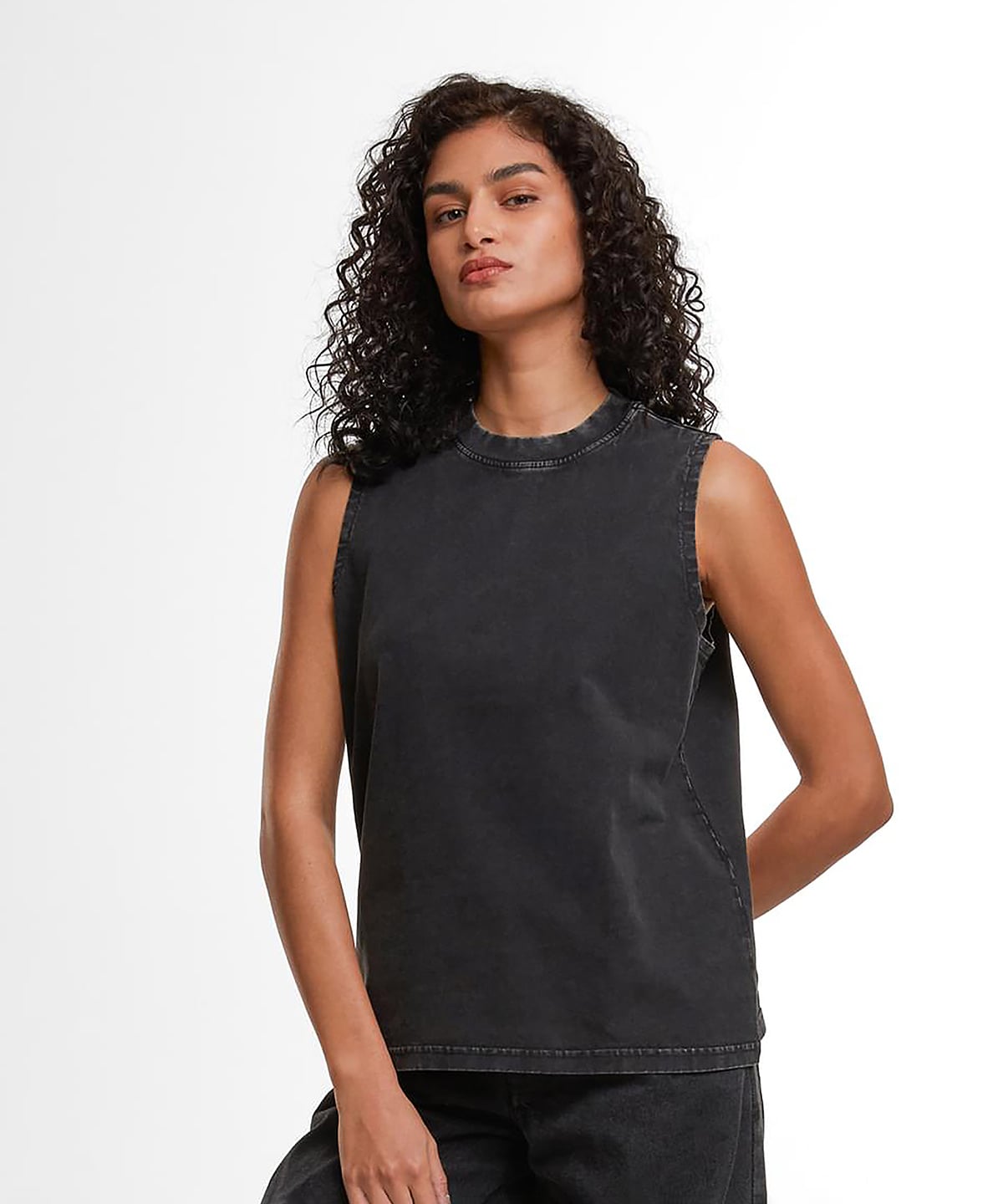 Build Your Brand BY429 Women’s Vintage Washed Sleeveless Tee