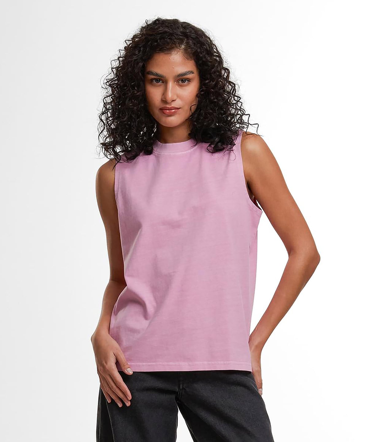 Build Your Brand BY429 Women’s Vintage Washed Sleeveless Tee
