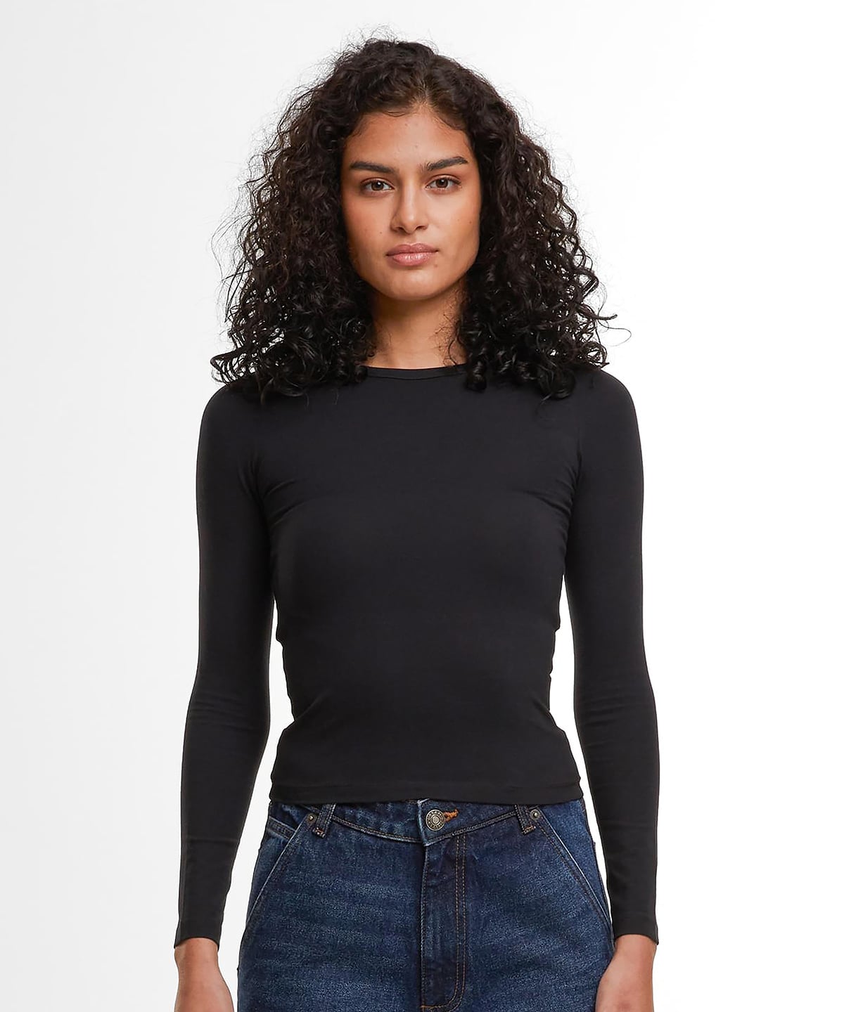 Build Your Brand BY446 Women’s Ultra Slim Long Sleeve
