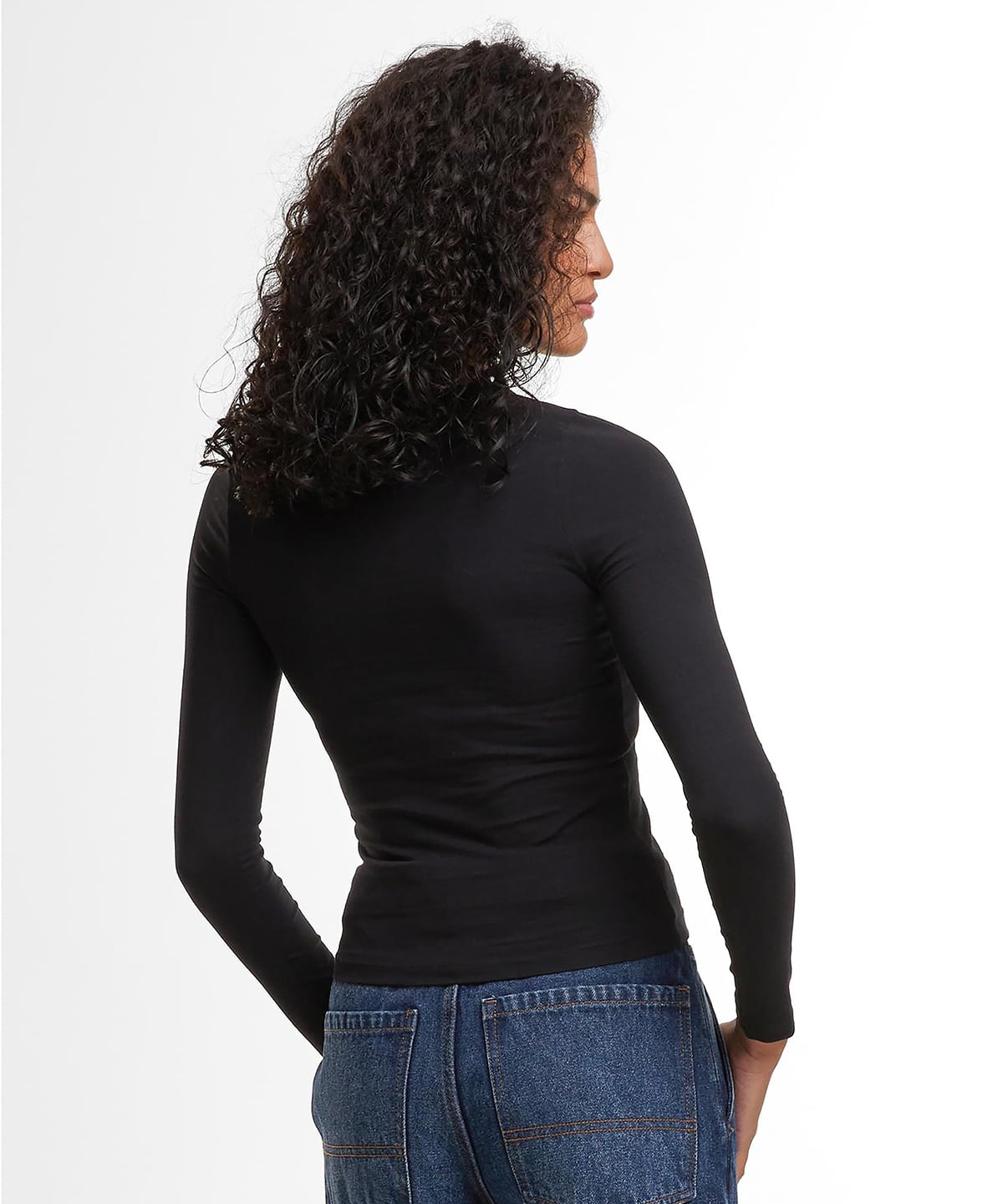 Build Your Brand BY446 Women’s Ultra Slim Long Sleeve