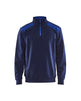 Blaklader Half-Zip 2-Tone Sweatshirt 3353 - Navy Blue/Cornflower Blue