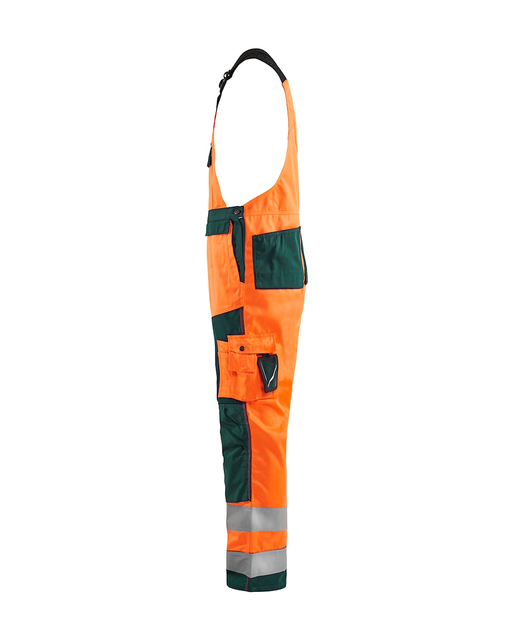 Blaklader Hi-Vis Bib Trousers 2660 - Orange/Green