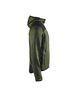 Blaklader Knitted Jacket 4930 #colour_army-green-black