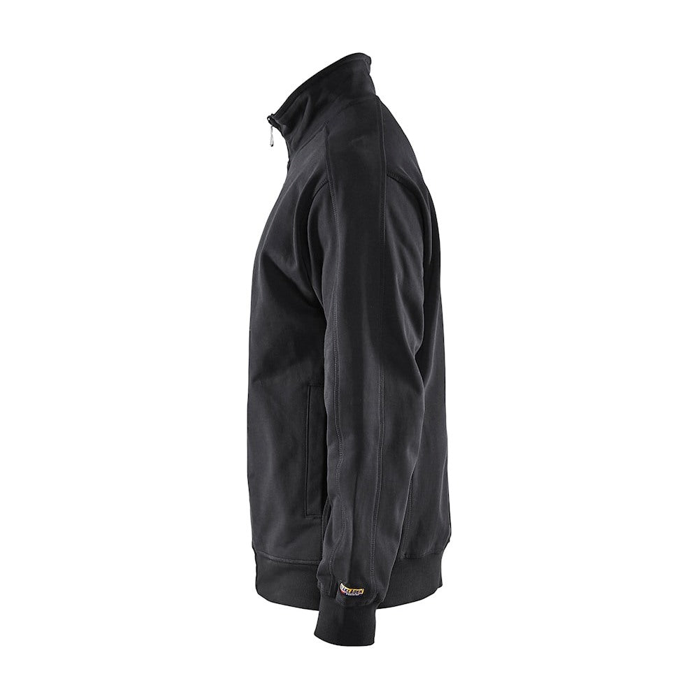 Blaklader Sweatshirt Full Zip 3349 #colour_black