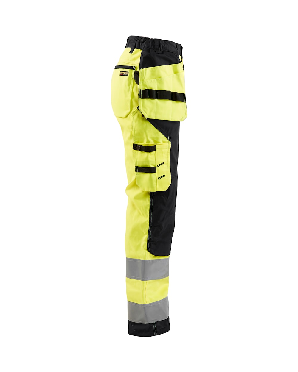 Blaklader Women's Hi-Vis Trousers 7156 #colour_hi-vis-yellow-black