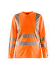 Blaklader Women's Hi-Vis T-Shirt Long Sleeve 3485 #colour_orange