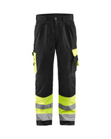 Blaklader Hi-Vis Trousers 1584 - Hi-Vis Yellow/Black