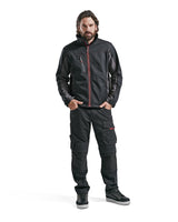 Blaklader Softshell Jacket 4950 #colour_black-red