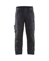 Blaklader Service Trousers with Stretch 1495 #colour_black-dark-grey